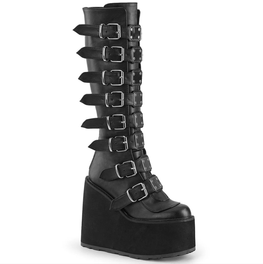 SOLD -- NEW Women's Demonia Swing 815 Knee High Boots Size 10
